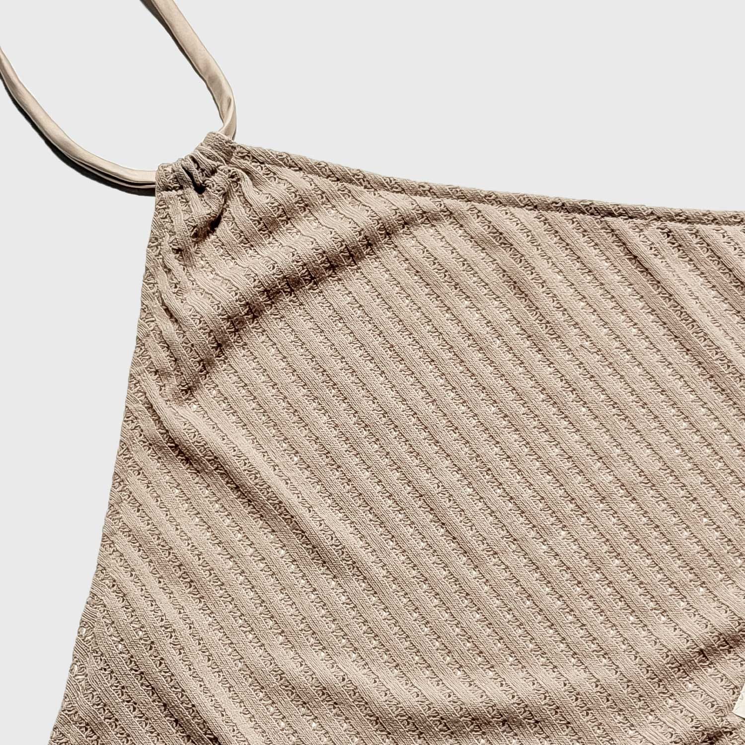 Textured Halter Top - Camel - imagen 6