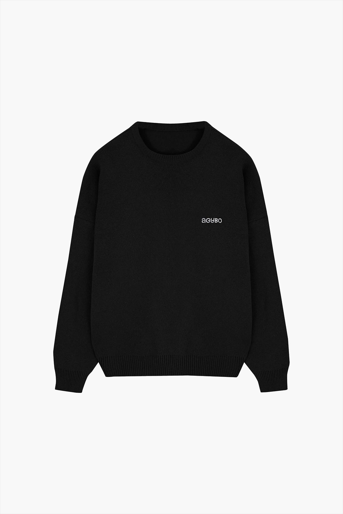 ESSENTIAL SWEATER BLACK - imagen 1