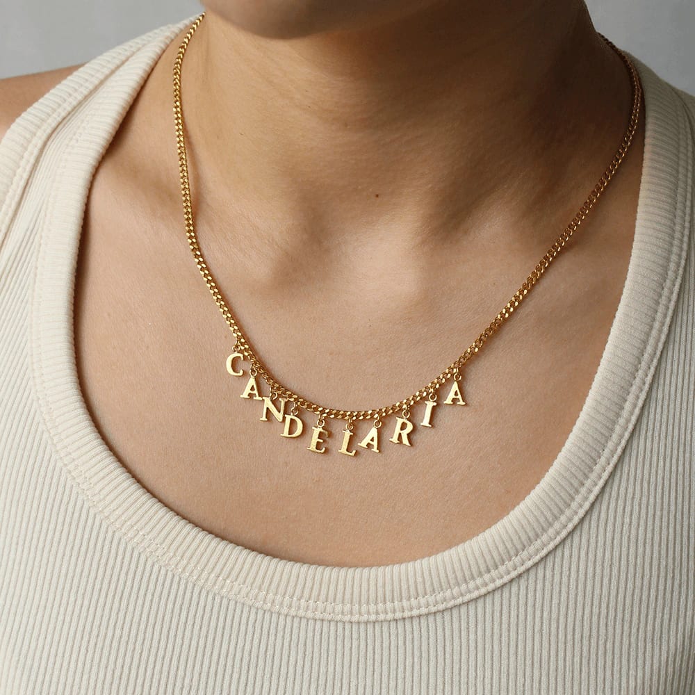 PreOrder Cadena 10 Letras Gold - imagen 2
