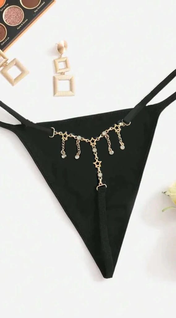 Panty negro con brillantes SH-849192-NEG-M - imagen 2