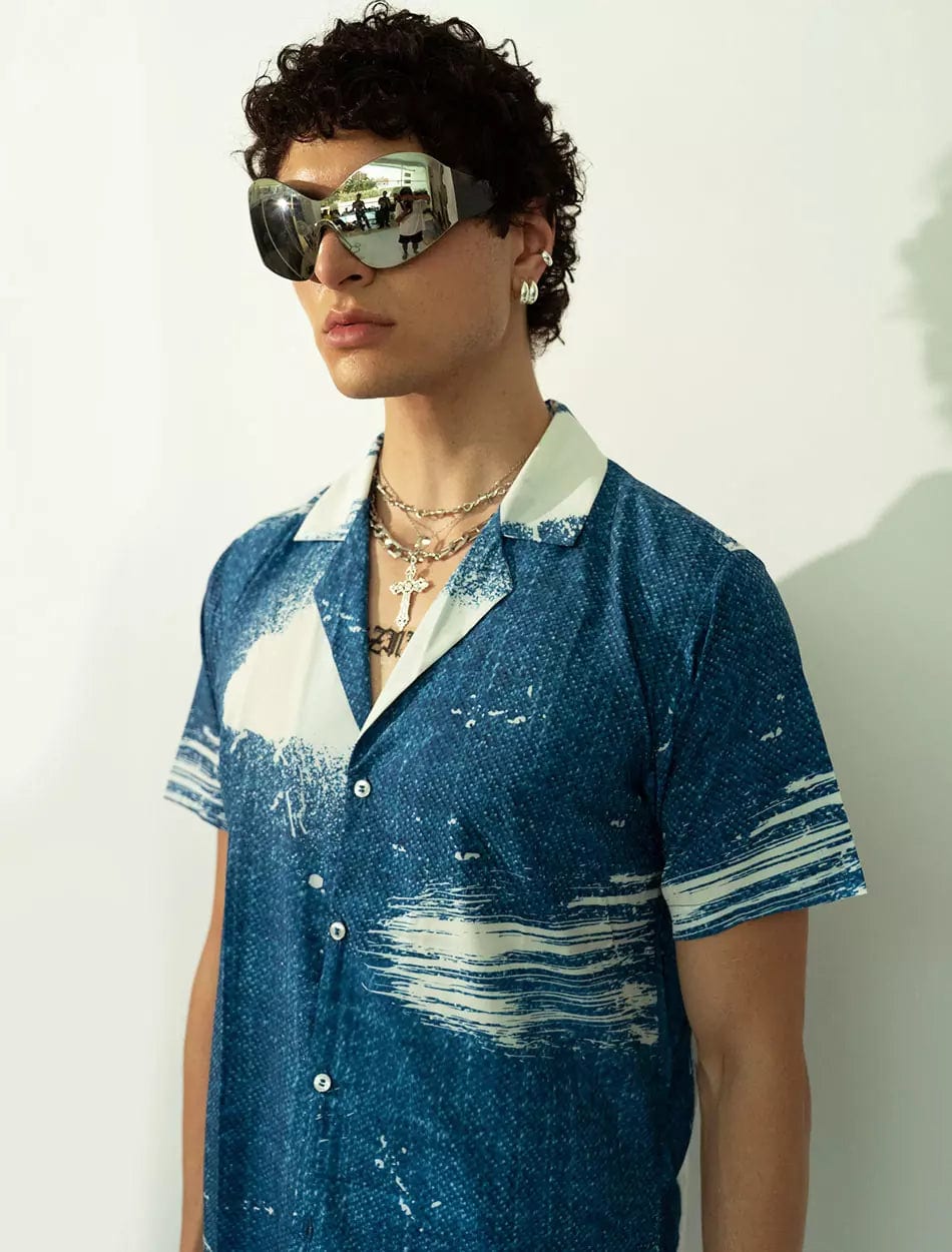 Camp Shirt in Brushstroke - imagen 1