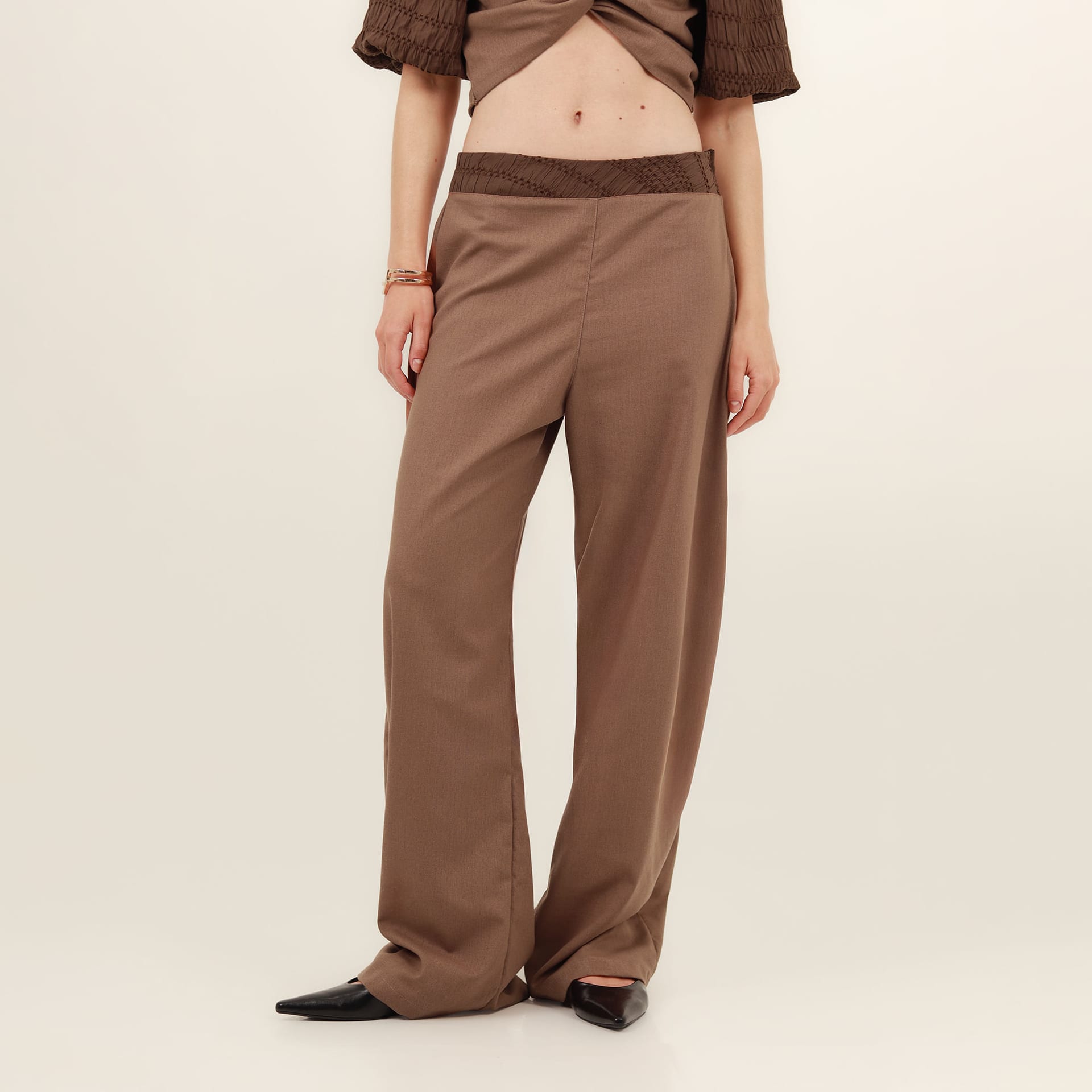 Pantalón Tiro Alto Bota Flare - imagen 8