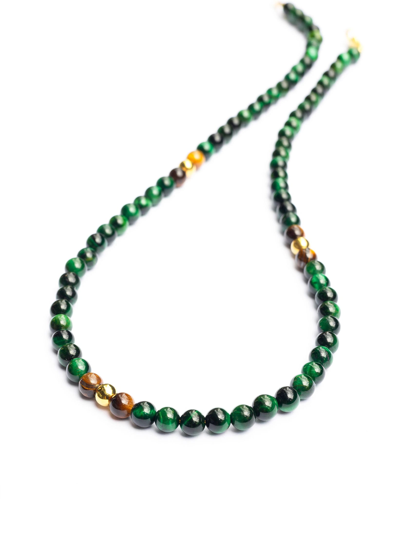 Collar Ojo de Tigre Verde 6mm - imagen 2