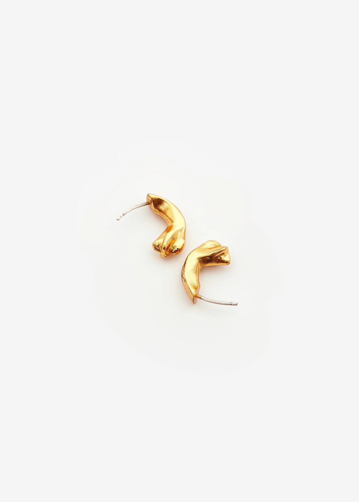 Mini Petal Curve Stud - imagen 1