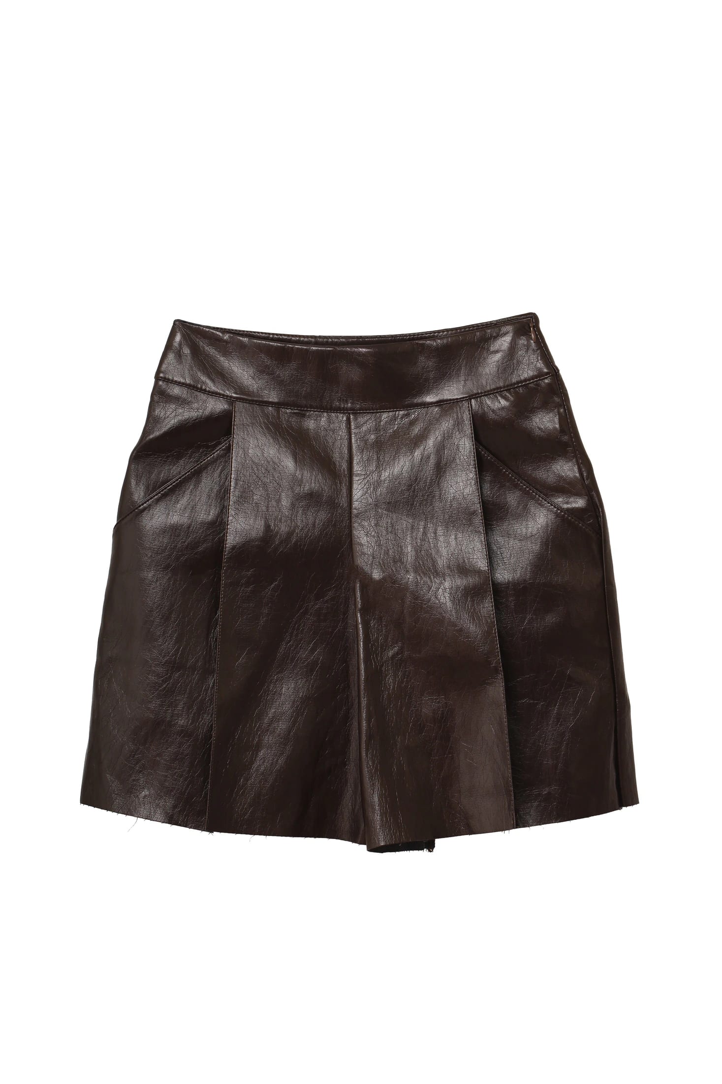 LEATHER SCARLET BERMUDA - imagen 2