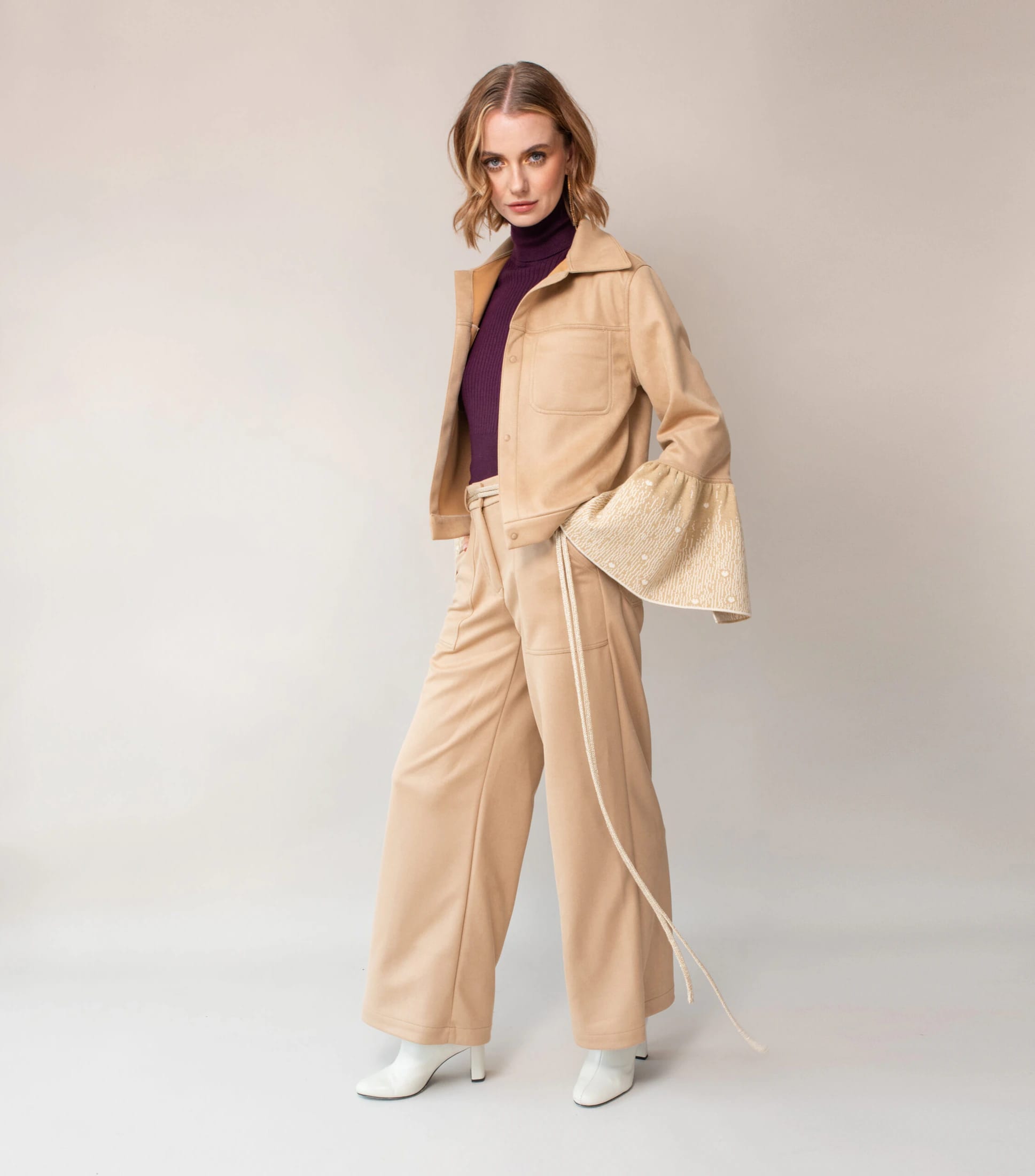 Chaqueta Sol Camel - imagen 1