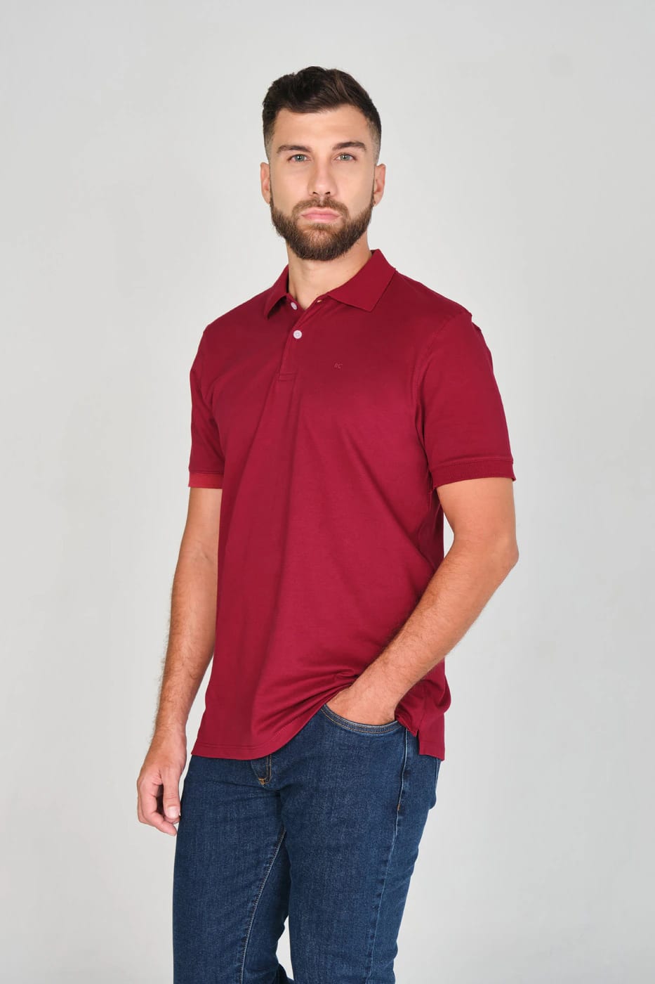 Camiseta Polo 100% Algodón Piqué Vintotinto - imagen 4