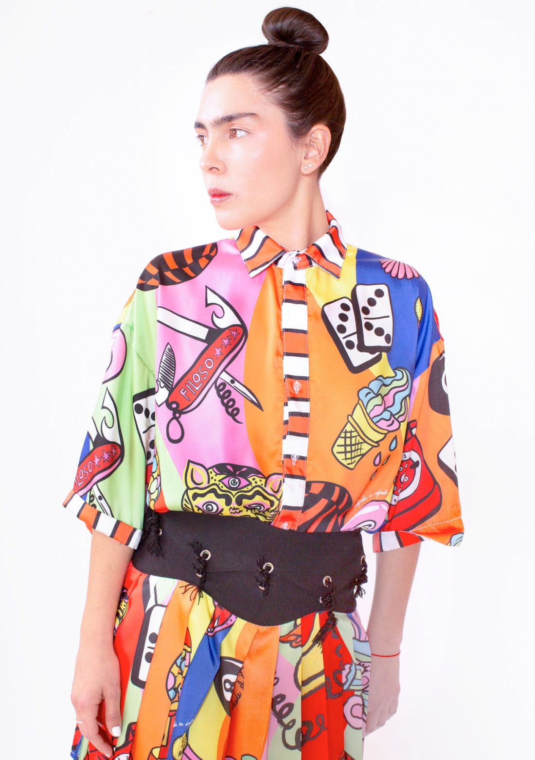 Camisa Unisex  Manga Corta / Ilustración Encantados Tesoros - imagen 3
