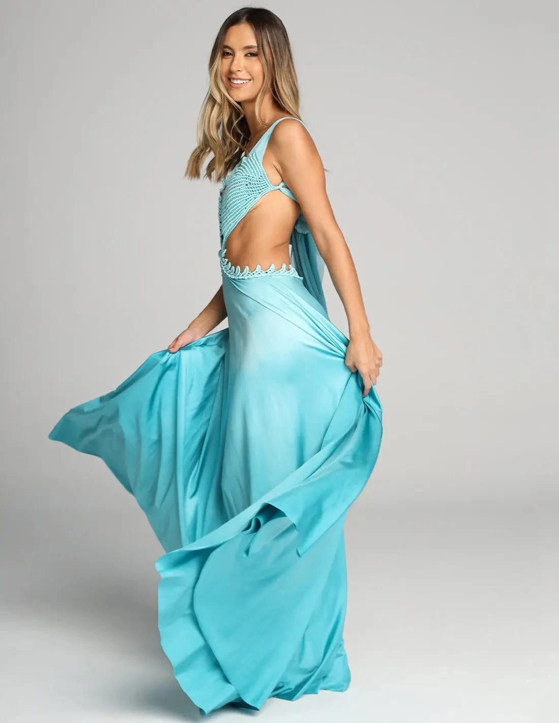 Vestido Wings Turquoise - imagen 3