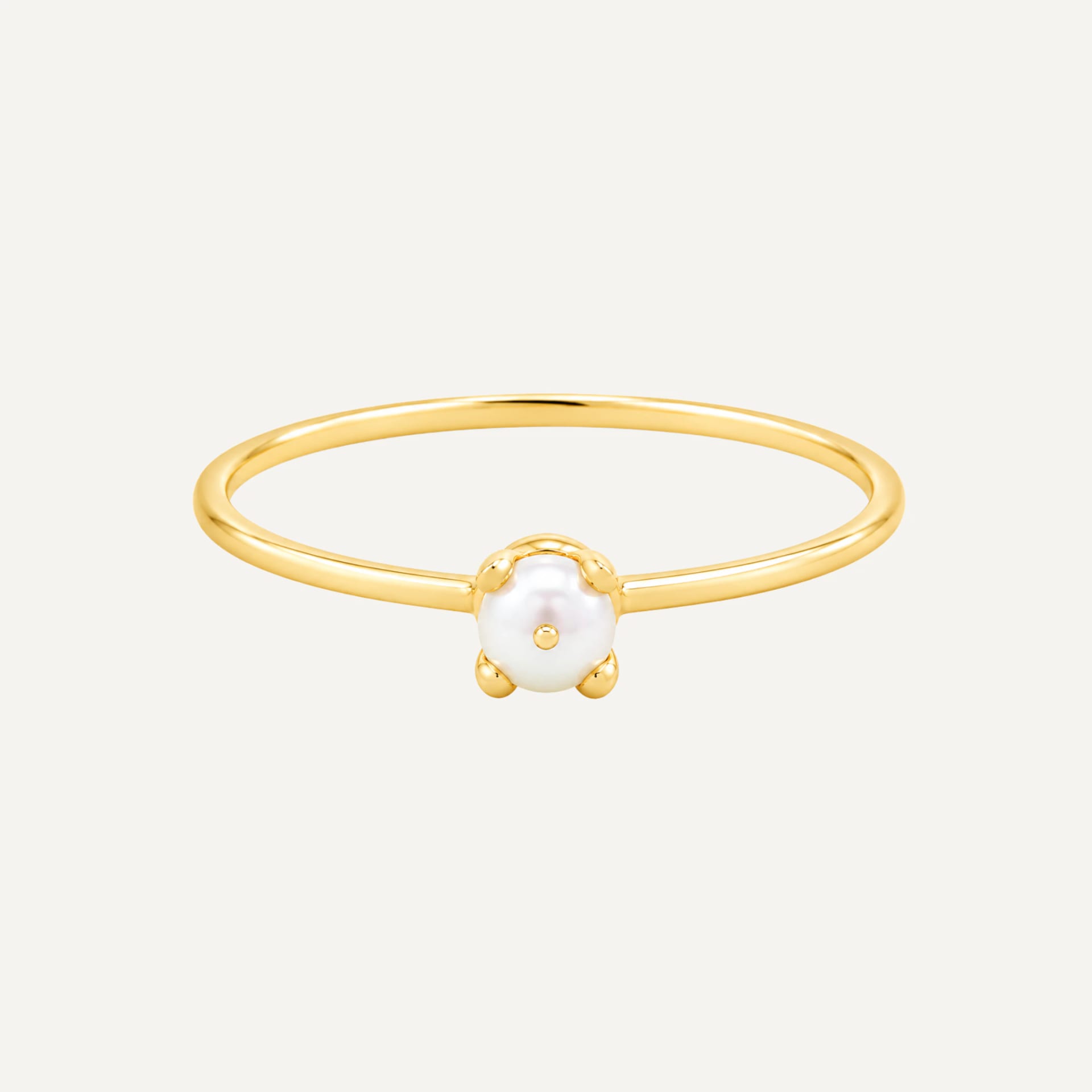 Anillo Birthstone liso - imagen 3