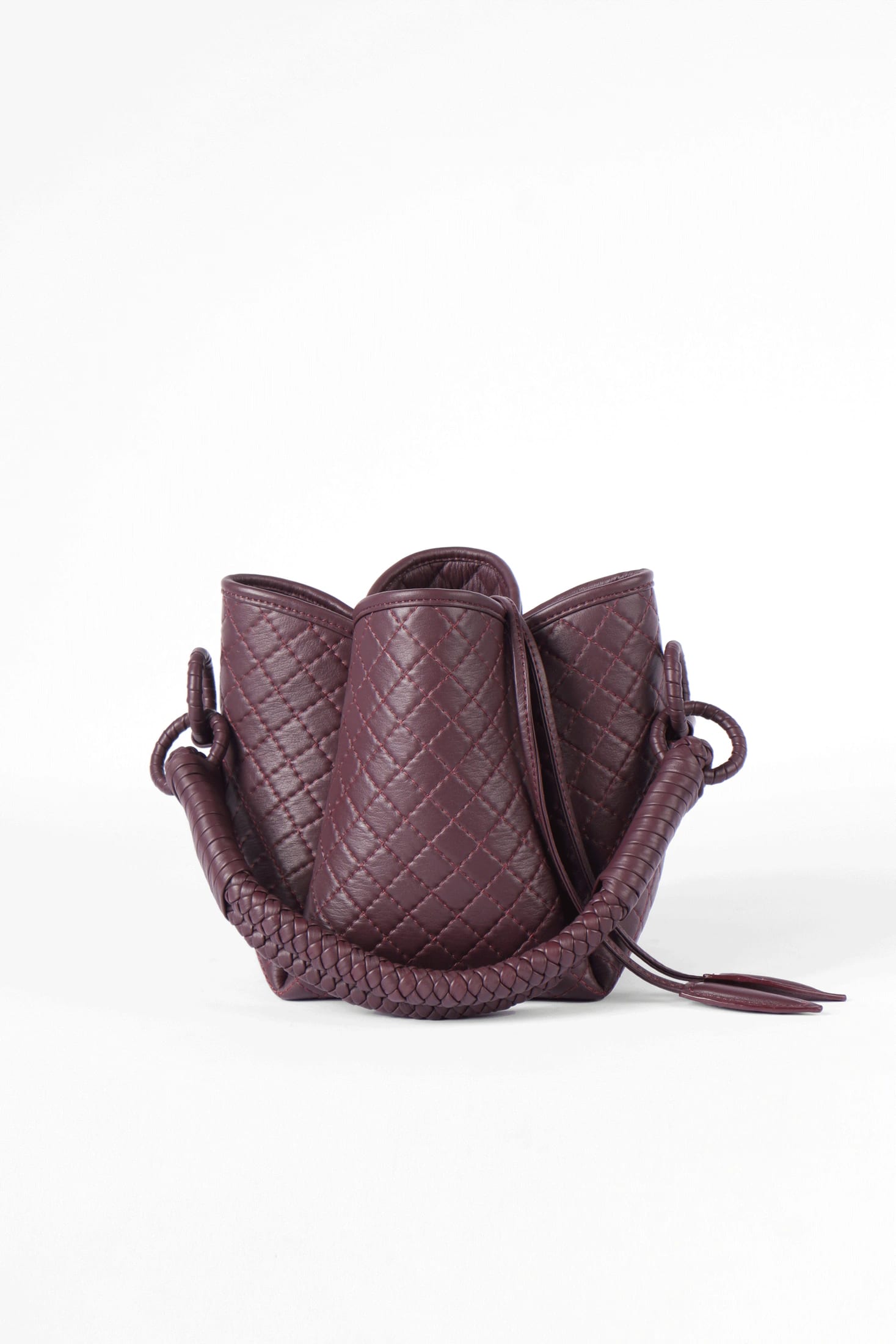 Tulip Mini Bucket Bag, Burgundy - imagen 1
