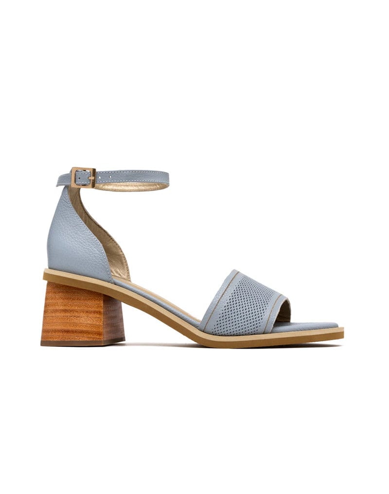 Sandalia para mujer en cuero de tacón robusto REF ZFR1805 - imagen 1