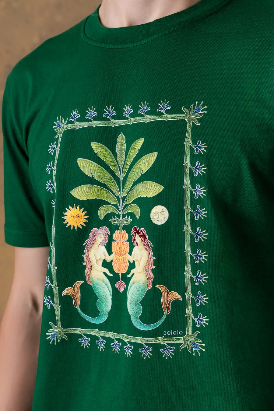 Men's cotton t-shirt amanzi green - imagen 6