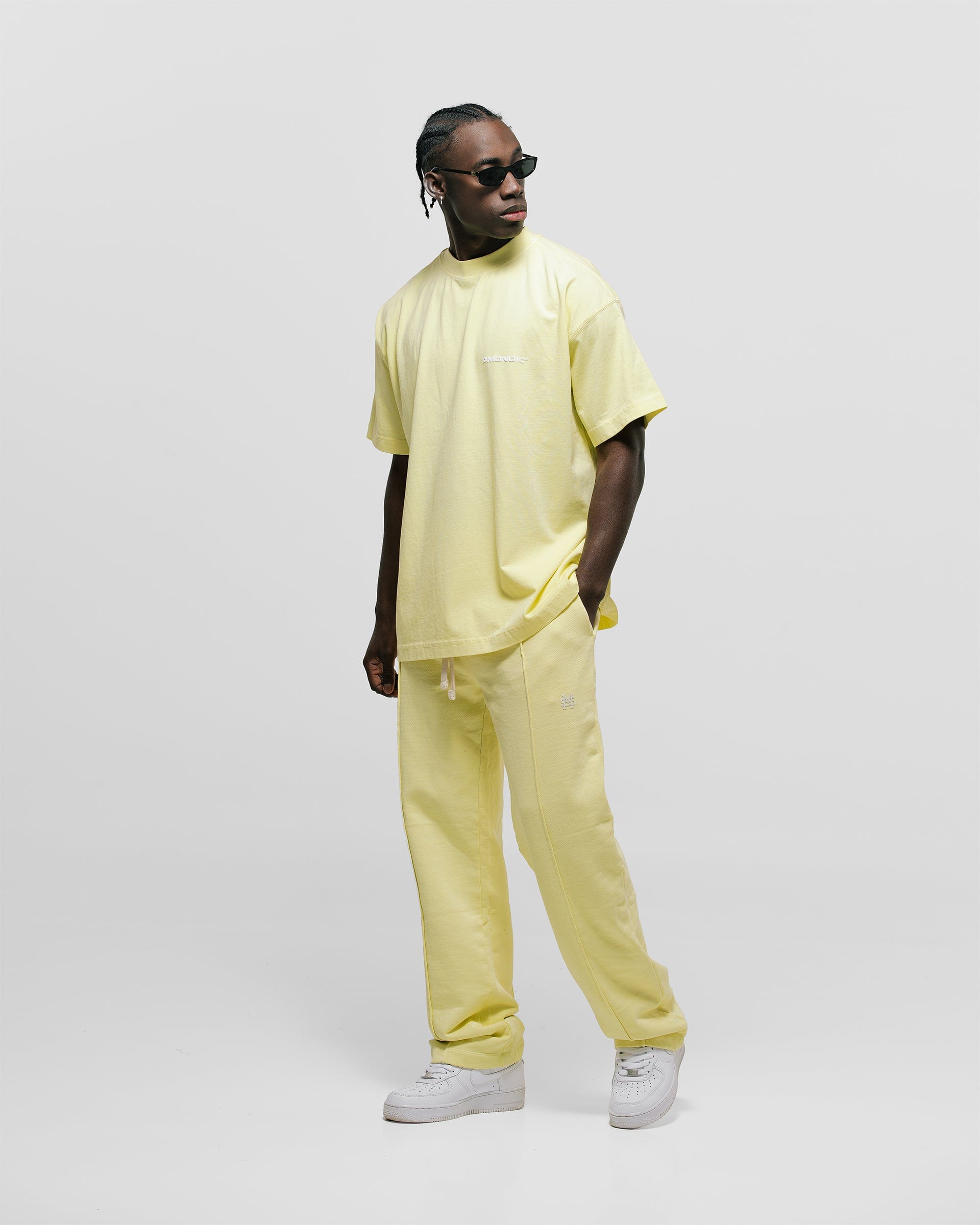 Camiseta Oversized Básica V3 - Amarillo Pastel - imagen 2