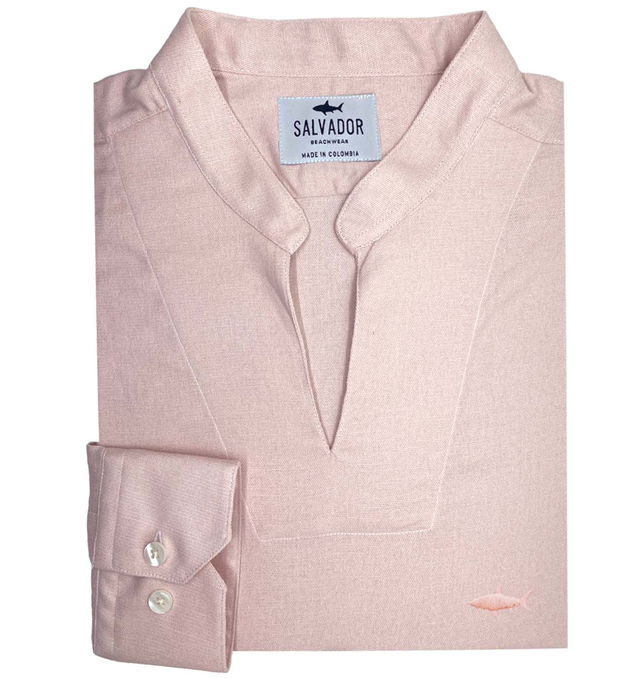 CAMISA DUNNOS FLEX PALO ROSA - imagen 1
