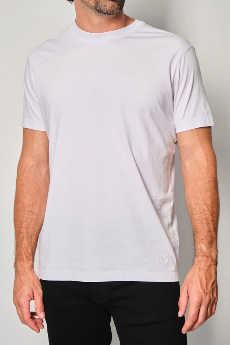 CAMISETA BASIC PLUS BLANCA - imagen 1