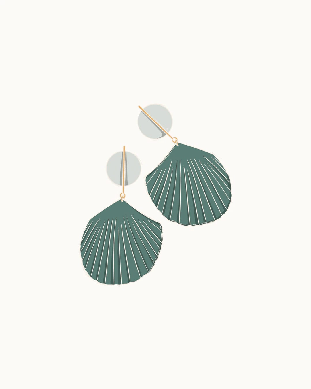 Concha Earrings - imagen 1