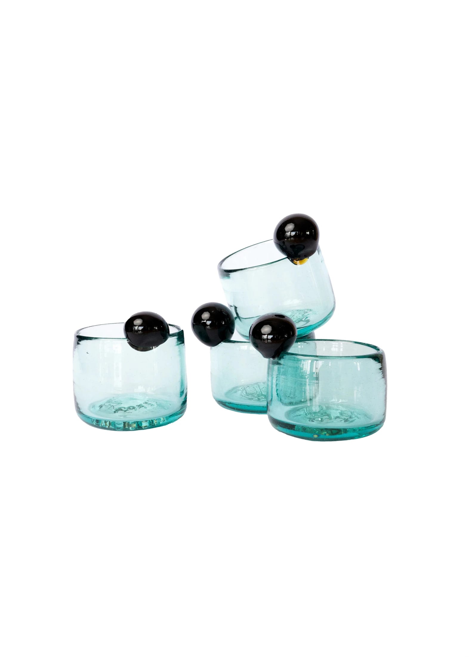 OLIVE GLASSES SET OF 4 - imagen 1