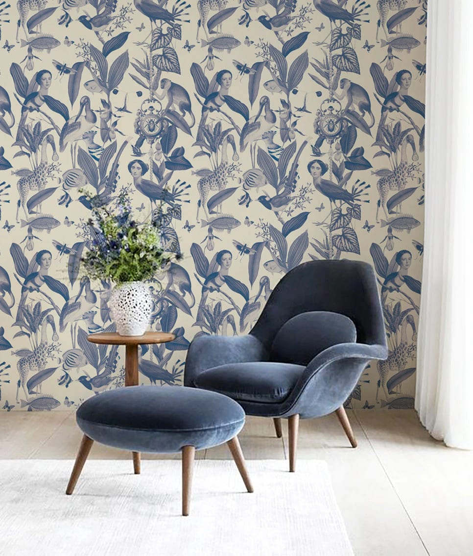 Wall Fabric Blue Eyes - imagen 1