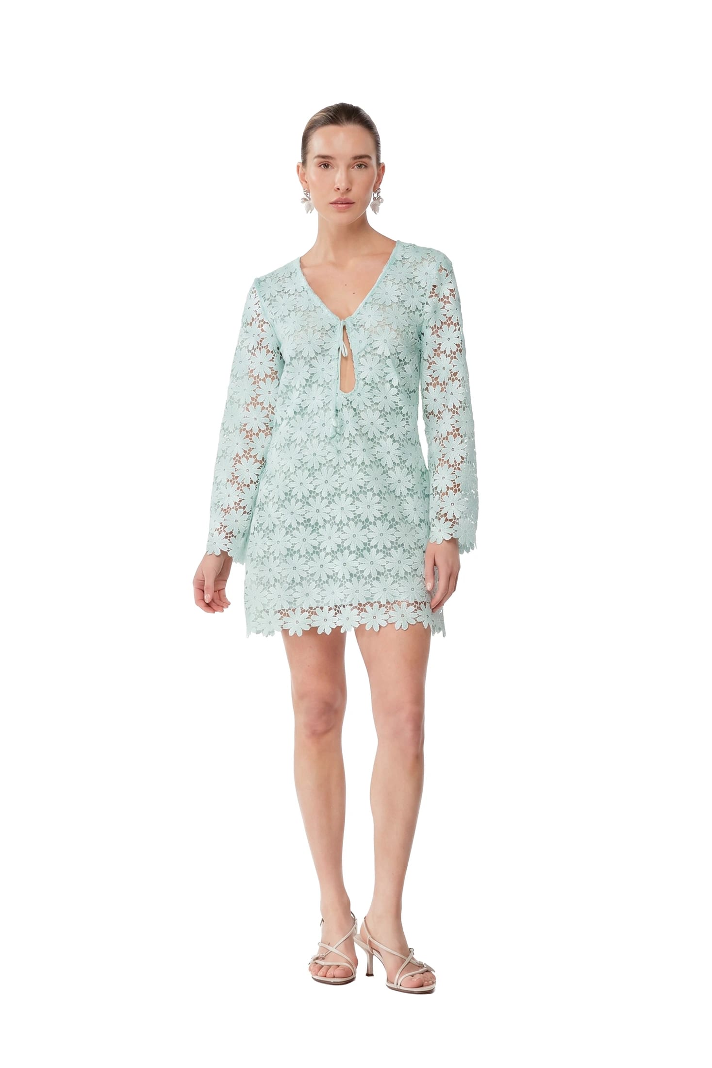 SERAPHINE MINI DRESS SAGE - imagen 3