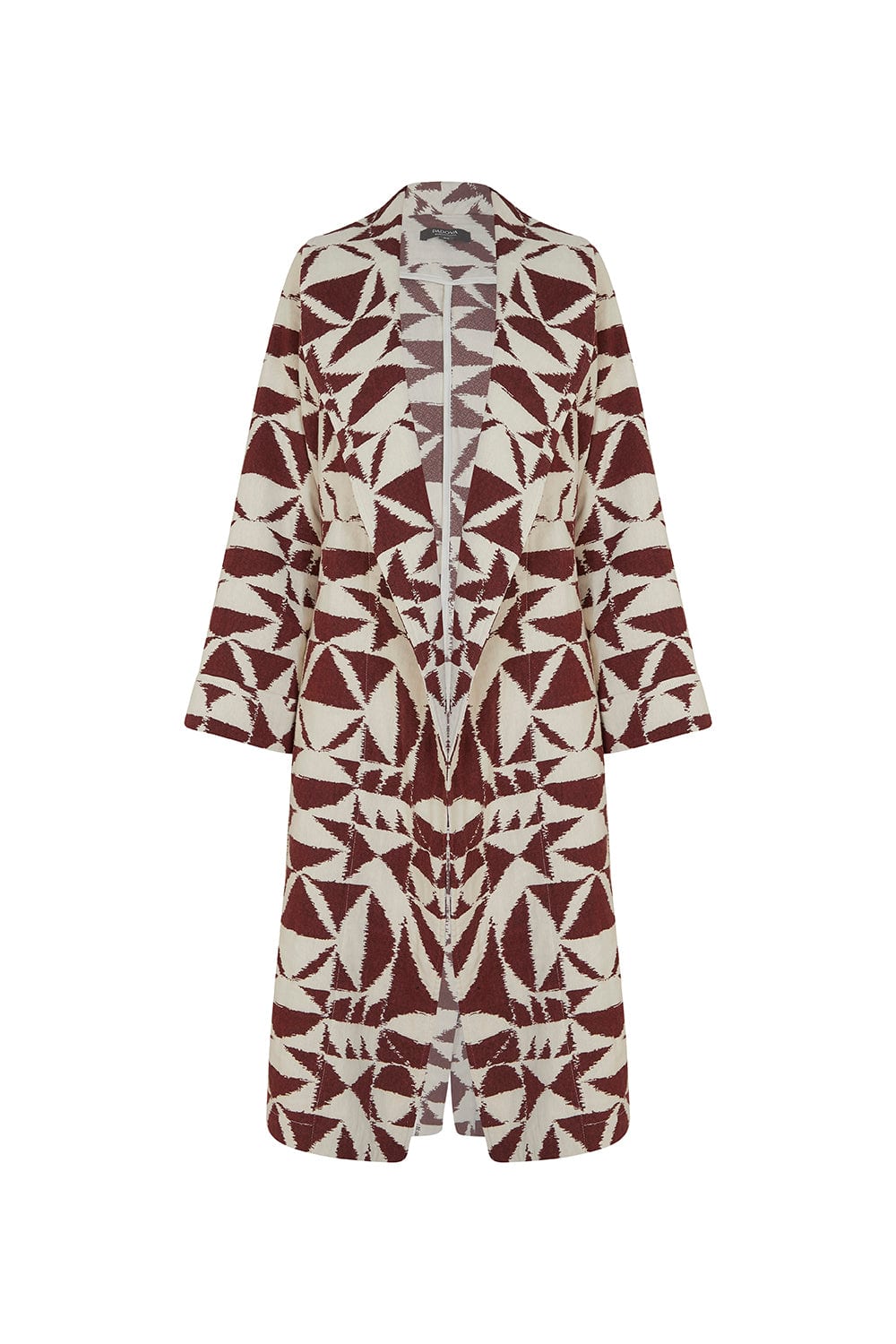 Sobretodo simbolismo magico jacquard vinotinto - imagen 2