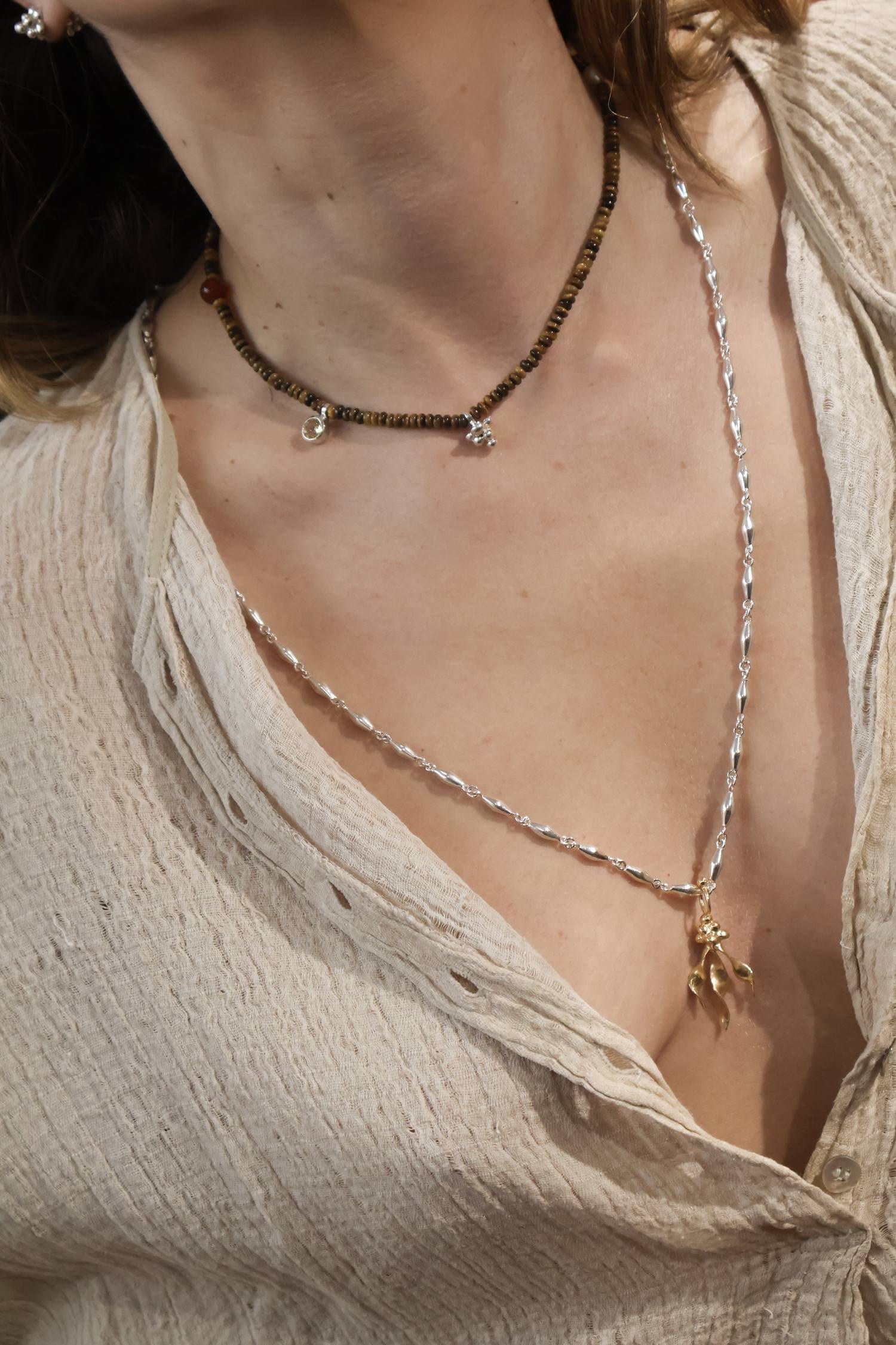 Maiz Pendant Gold - imagen 3