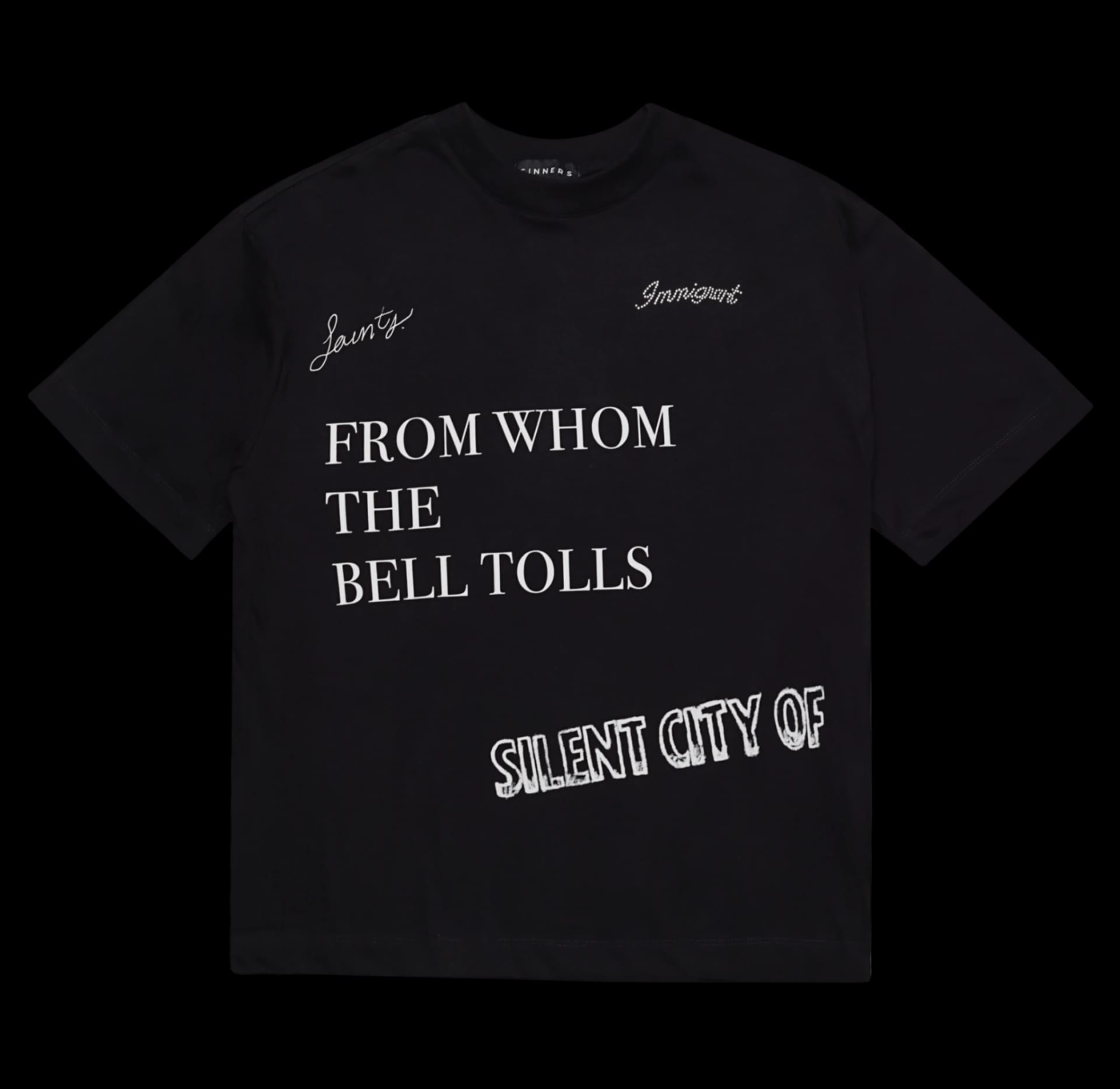 CHAMPAGNE SUPERNOVA BLACK T-SHIRT - imagen 1