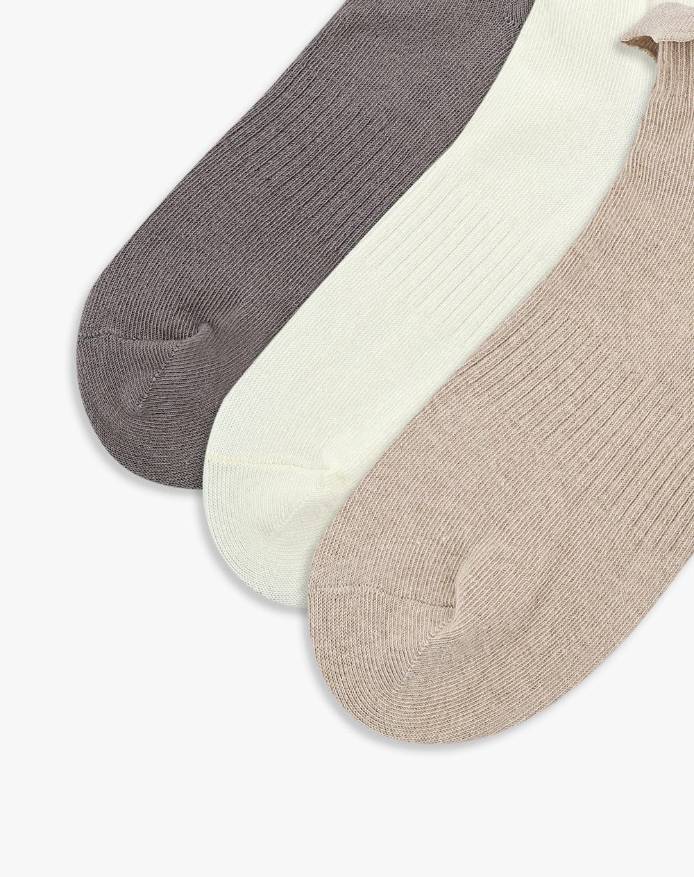 Medias mujer tobillera pack x3 surtido - imagen 3