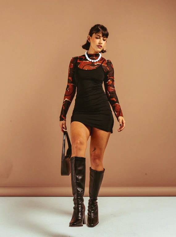 FORRO VESTIDO LEOPARDO - imagen 3