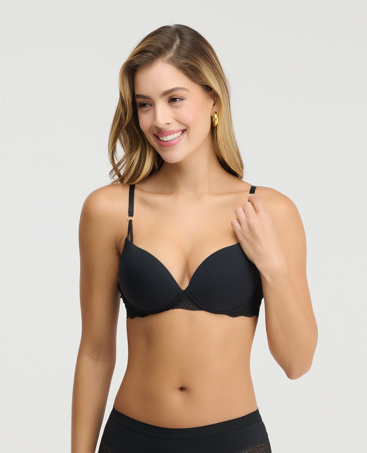 Brasier Realce Medio | Escote Profundo | Cargaderas Ajustables - imagen 2