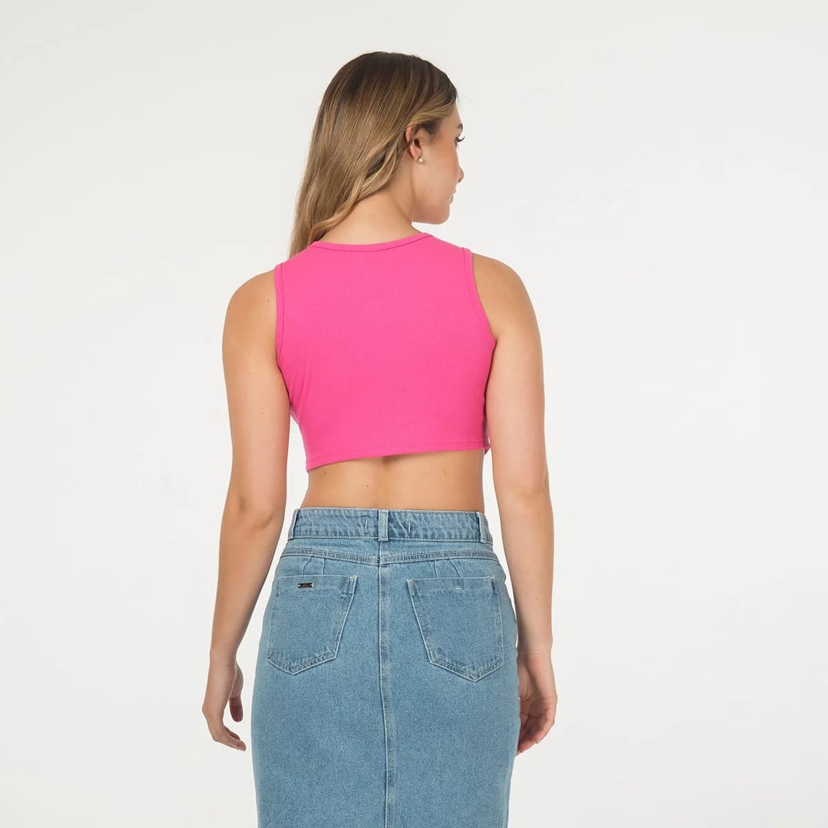 Blusa Crop Top Basica Melina - imagen 4