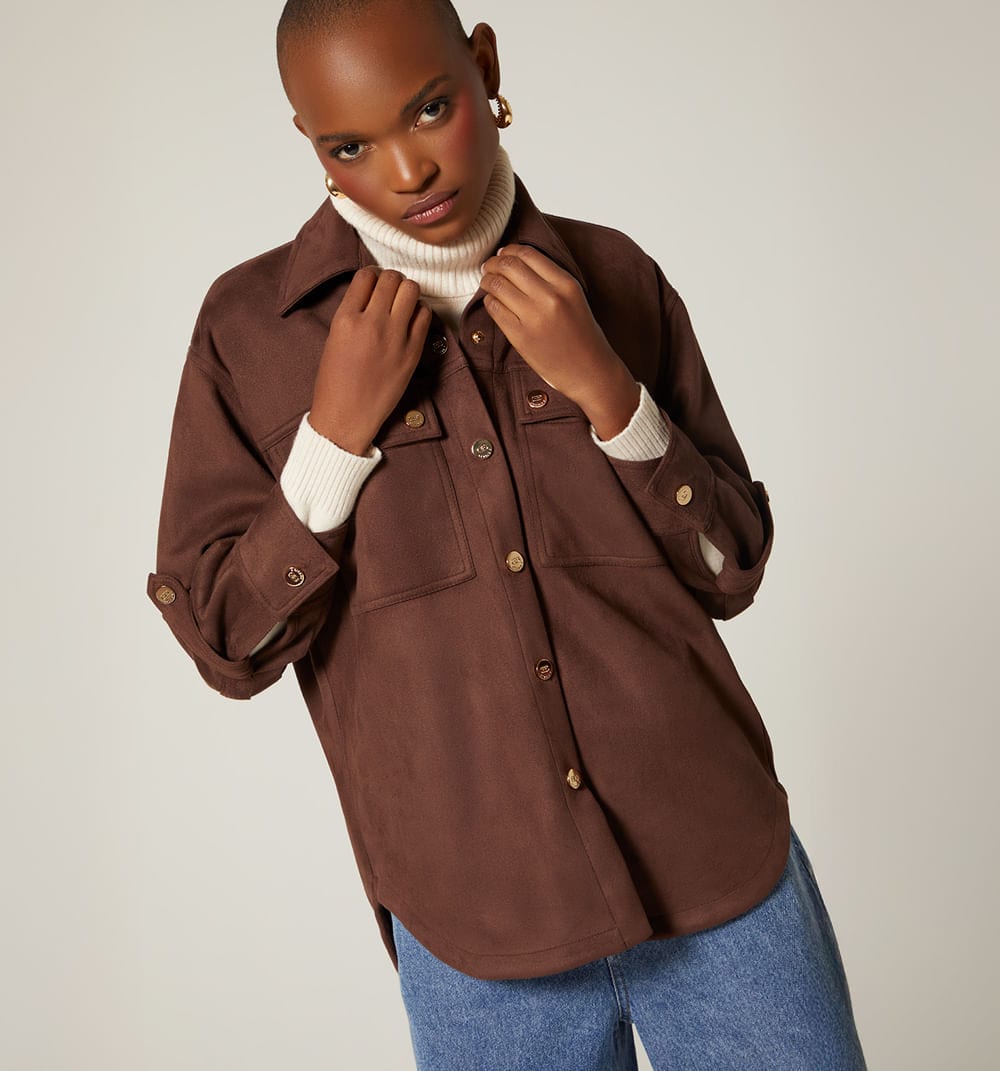 Blusa camisera manga larga - imagen 4