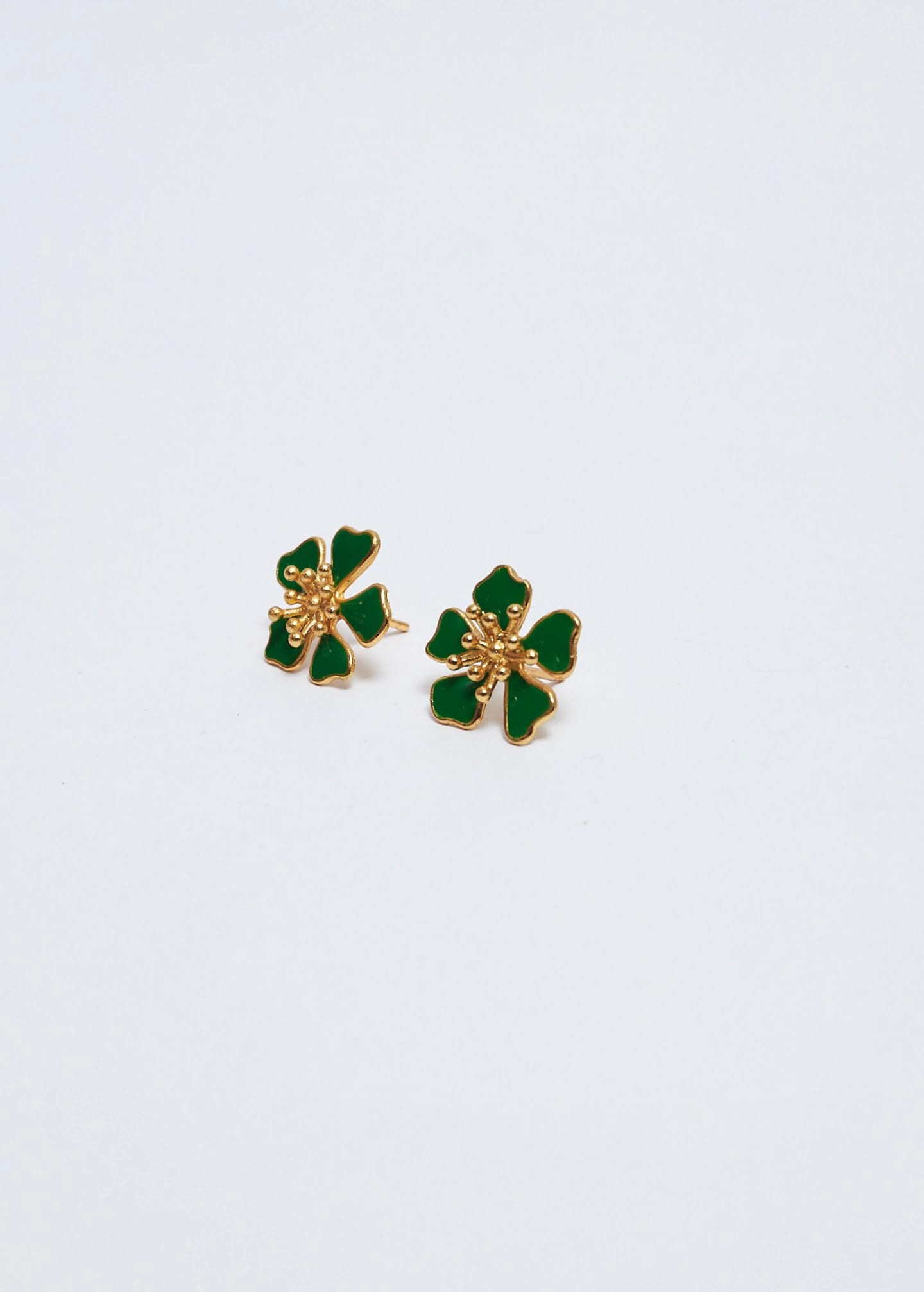 Aretes Aurora mini Verde - imagen 1