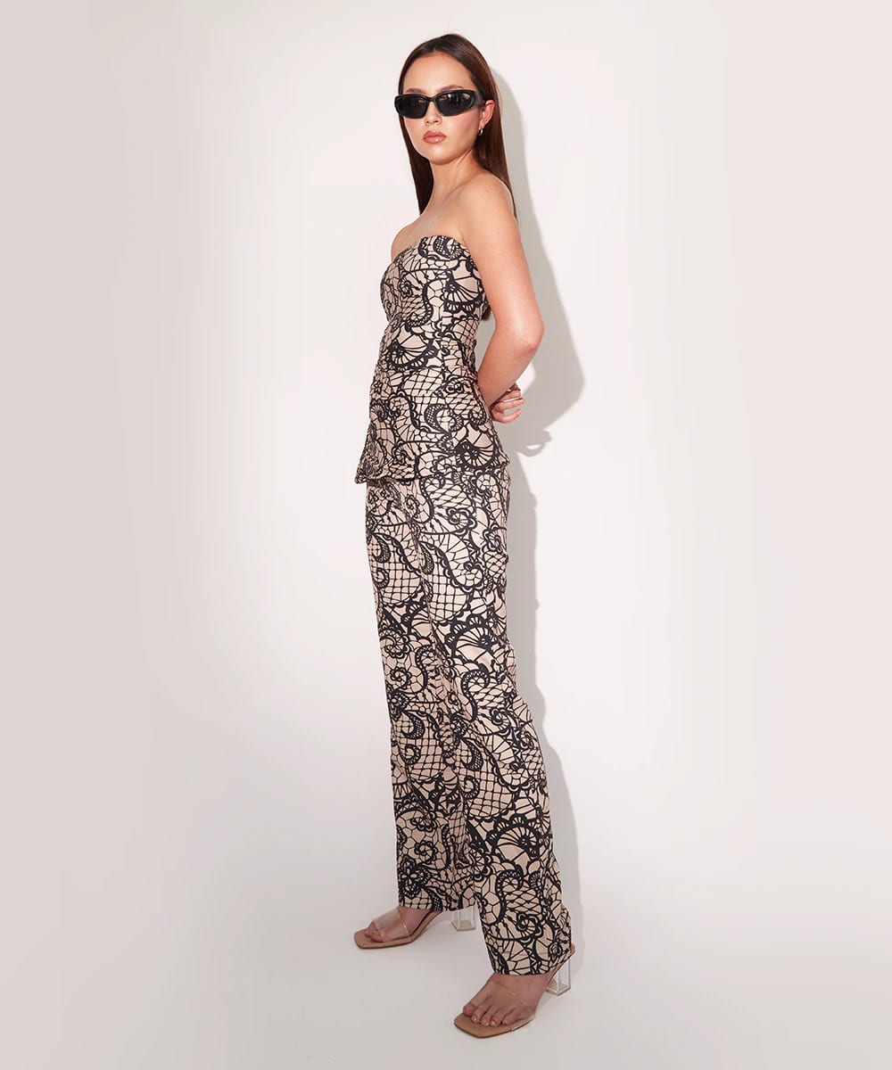 Howdy Pants in Faux Lace - imagen 4