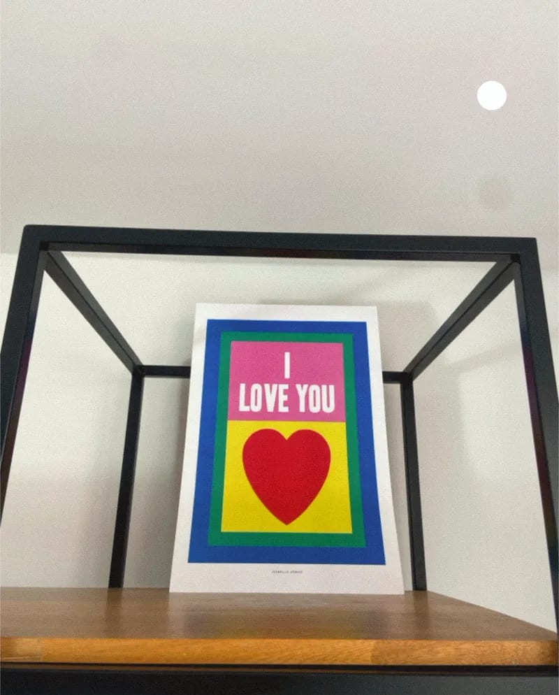 Poster “I love you” - imagen 4