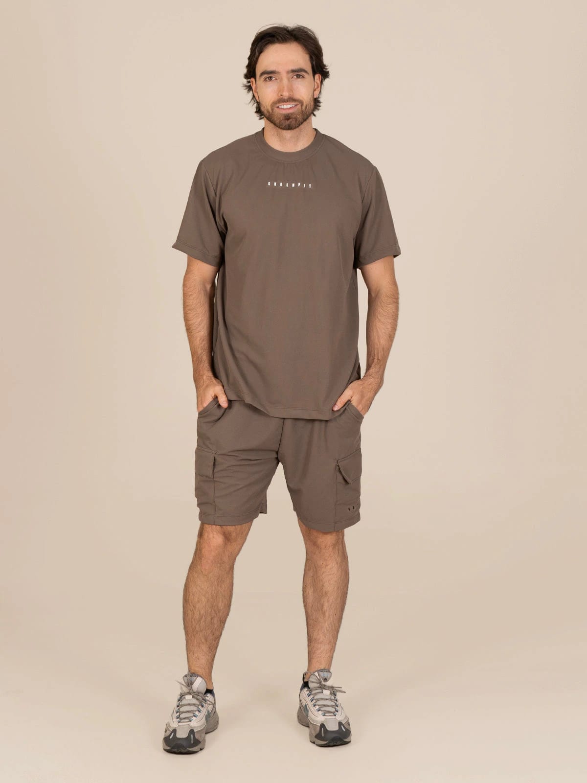 Camiseta hombre jordan grecia cafe blanco - imagen 2