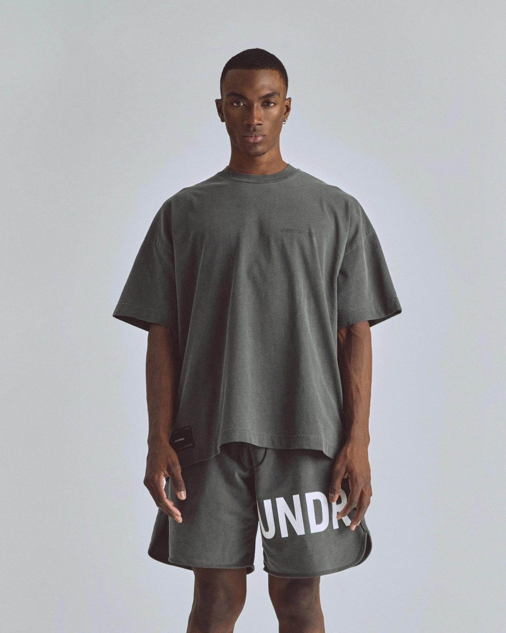 Line Logo Tshirt Vintage Gray - imagen 2