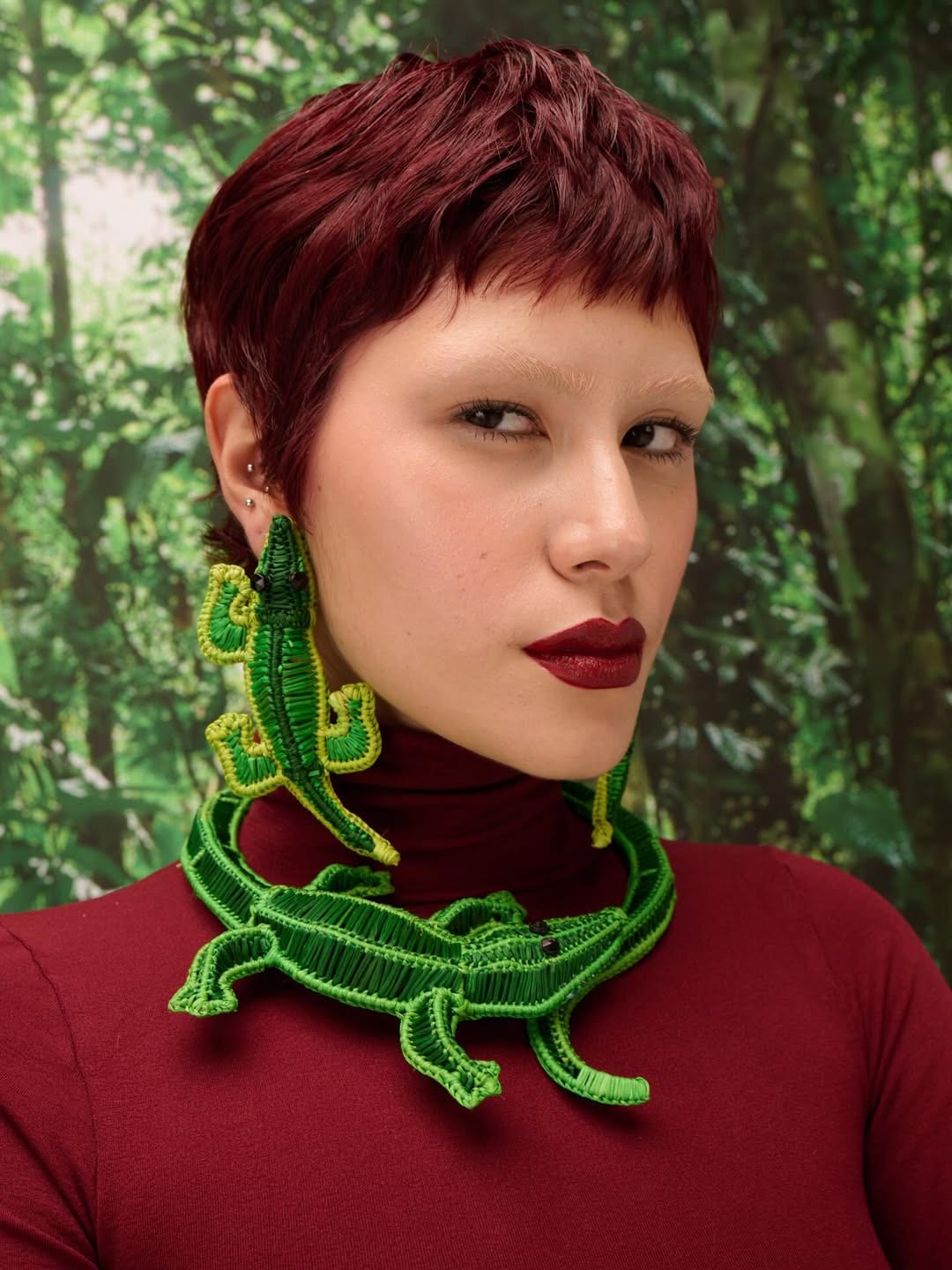 CROCODILE NECKLACE - imagen 2