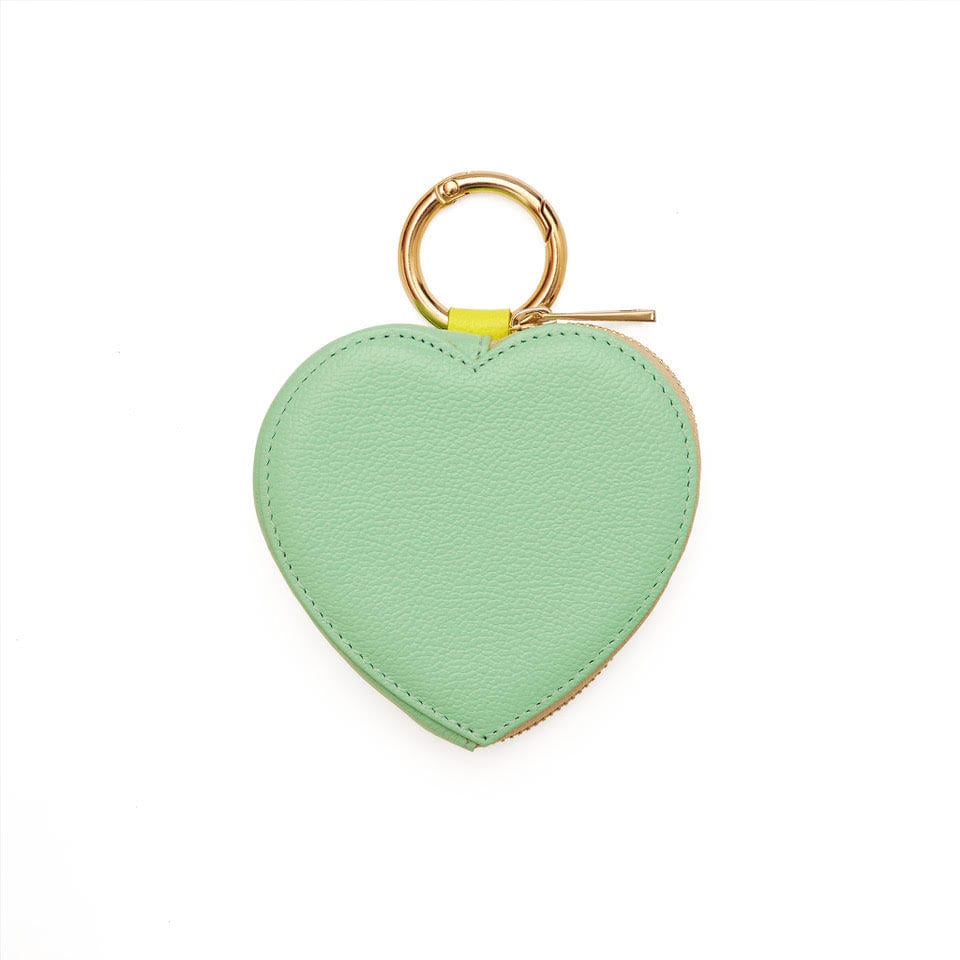 APPLE GREEN HEART charm (coinholder) - imagen 1