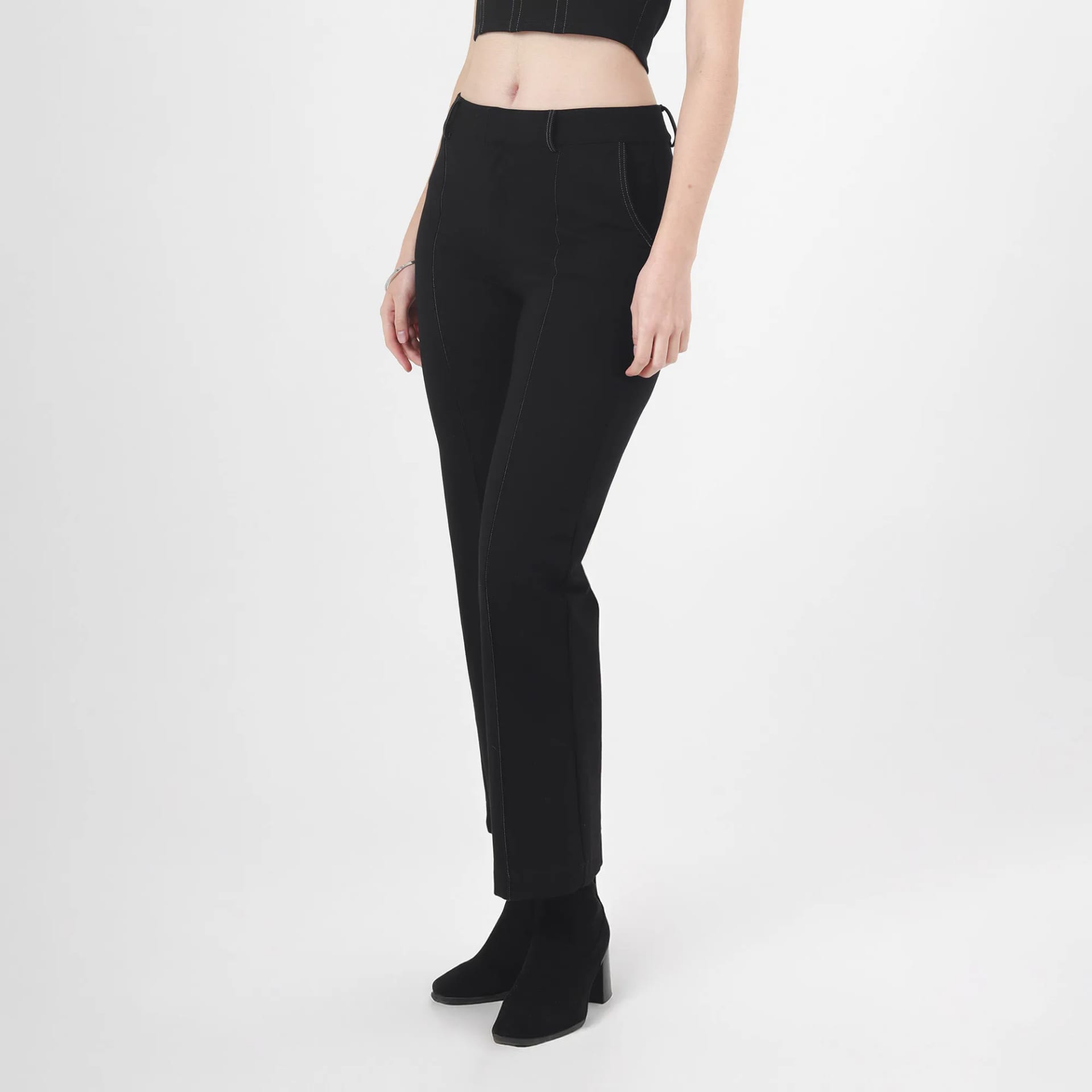 Pantalon Tiro Alto Bota Recta - imagen 3