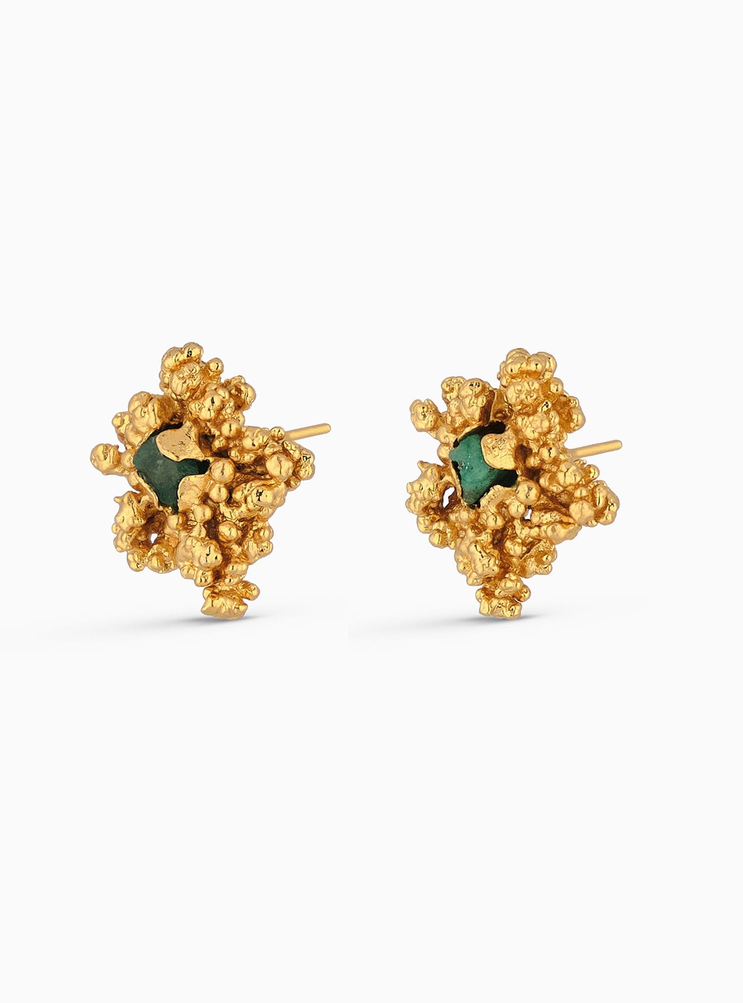 Aura Emerald Chunk studs Mid - imagen 4