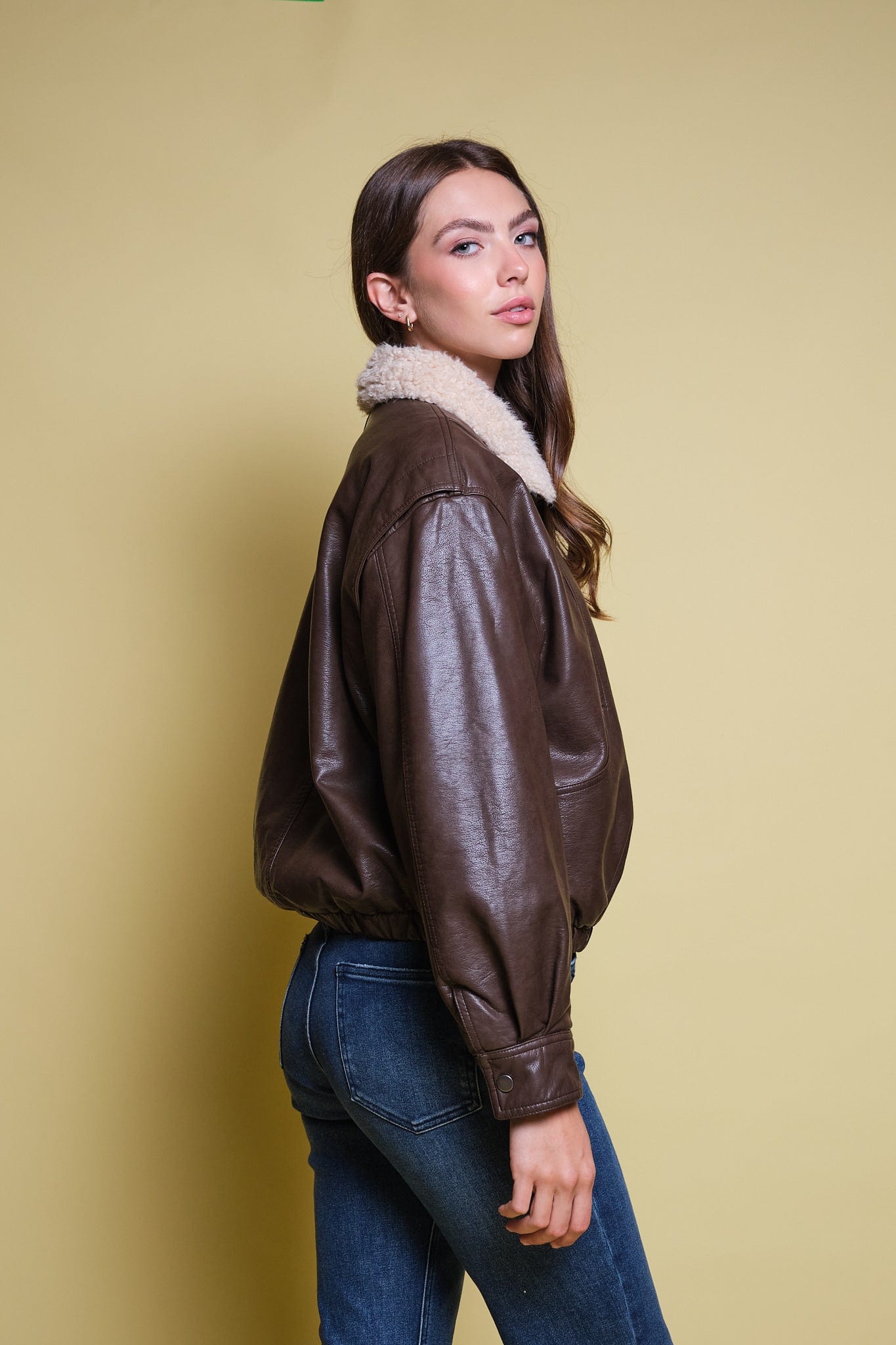 CHAQUETA SHEARLING CAFE - imagen 3