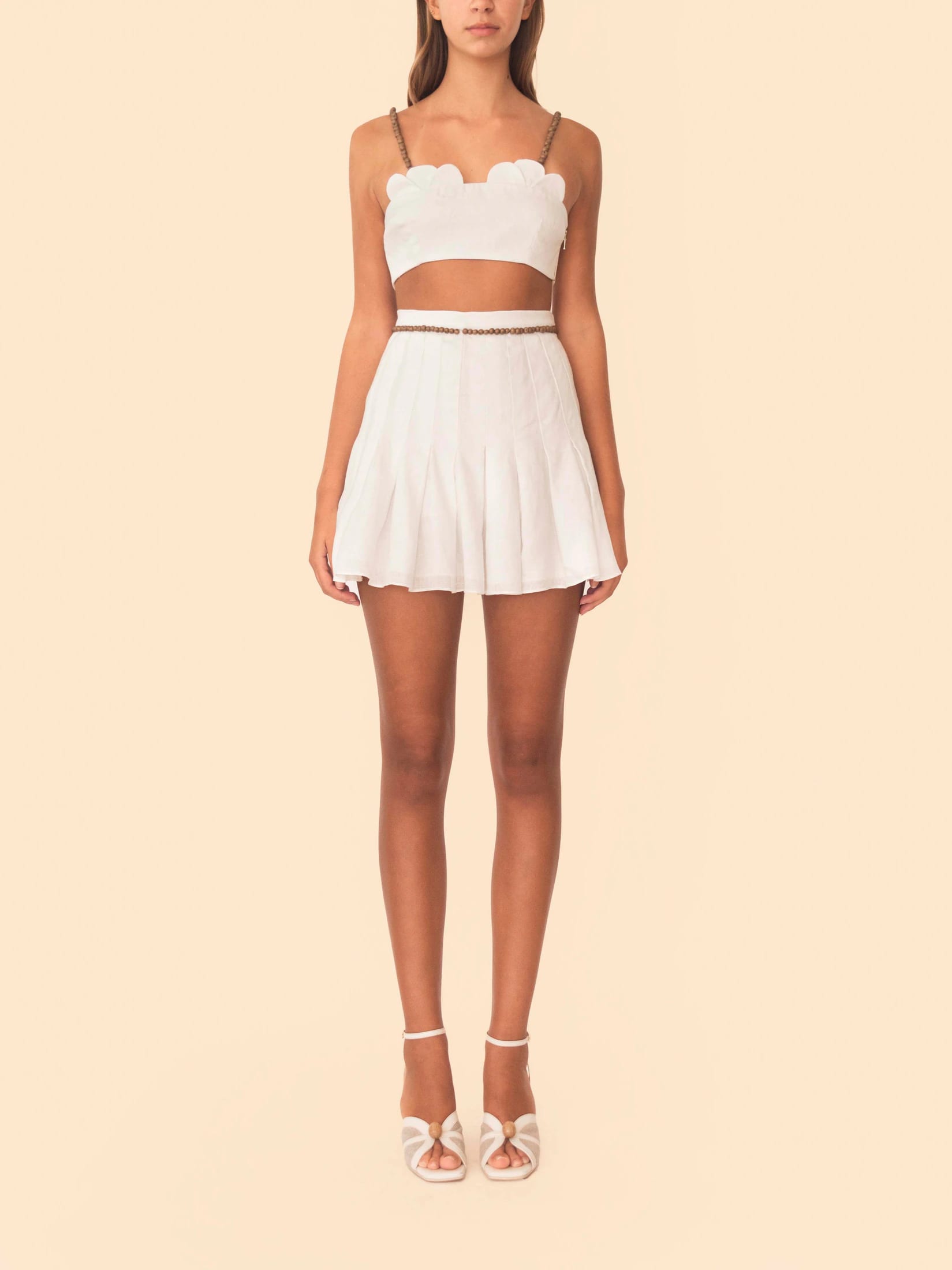 YARA SKIRT IVORY - imagen 1