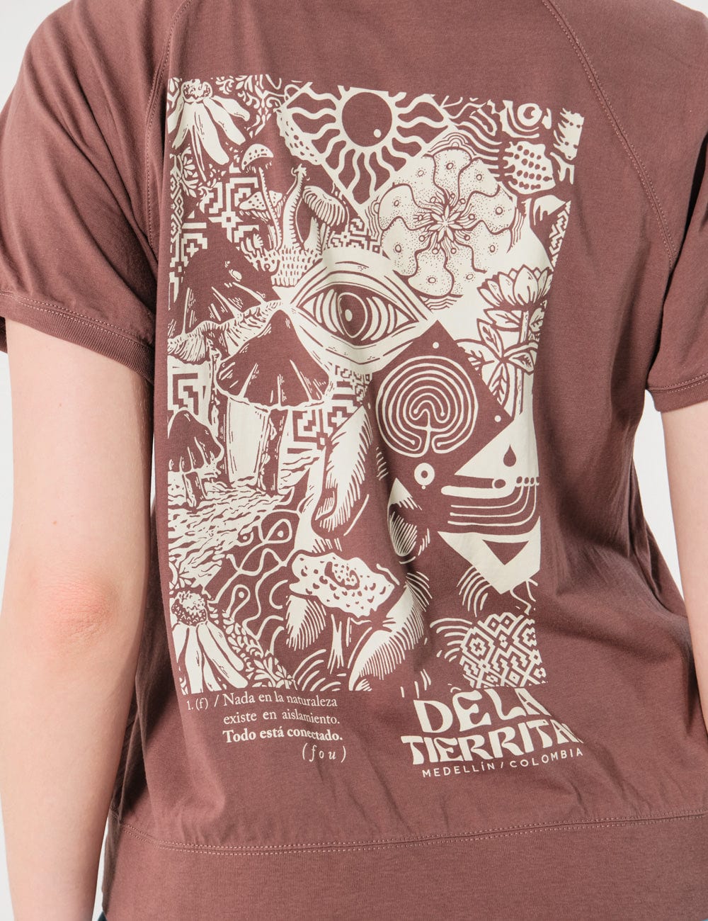 Camiseta Manga Ranglan Siembra Chocolate Mujer - imagen 7