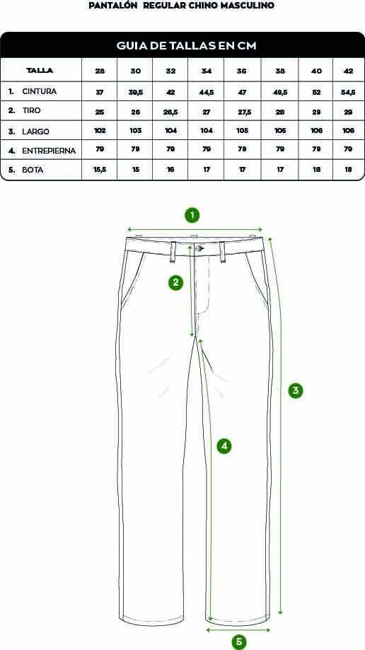 Pantalon Elastico Taupe - Talla Regular - imagen 7