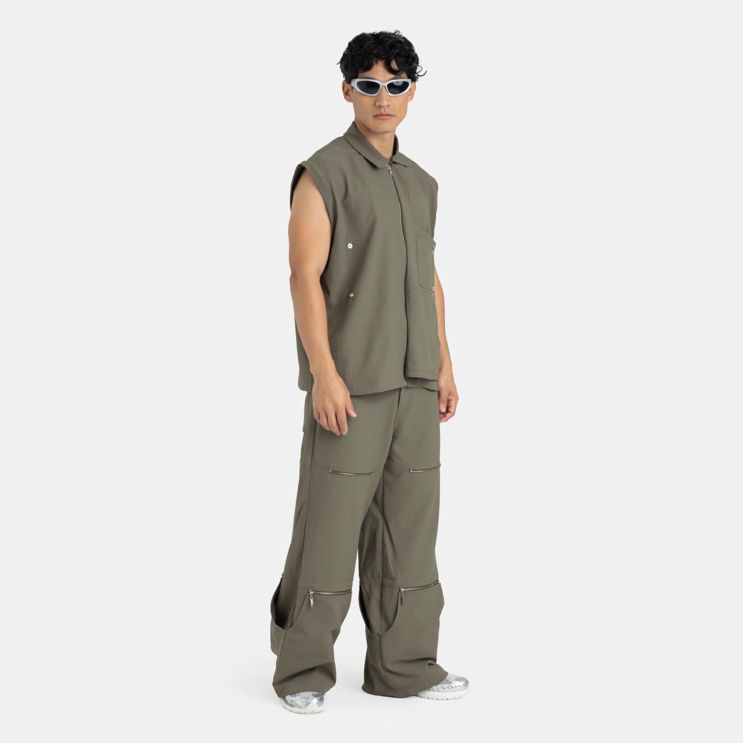 Convertible Utility Jacket Military Green - imagen 3