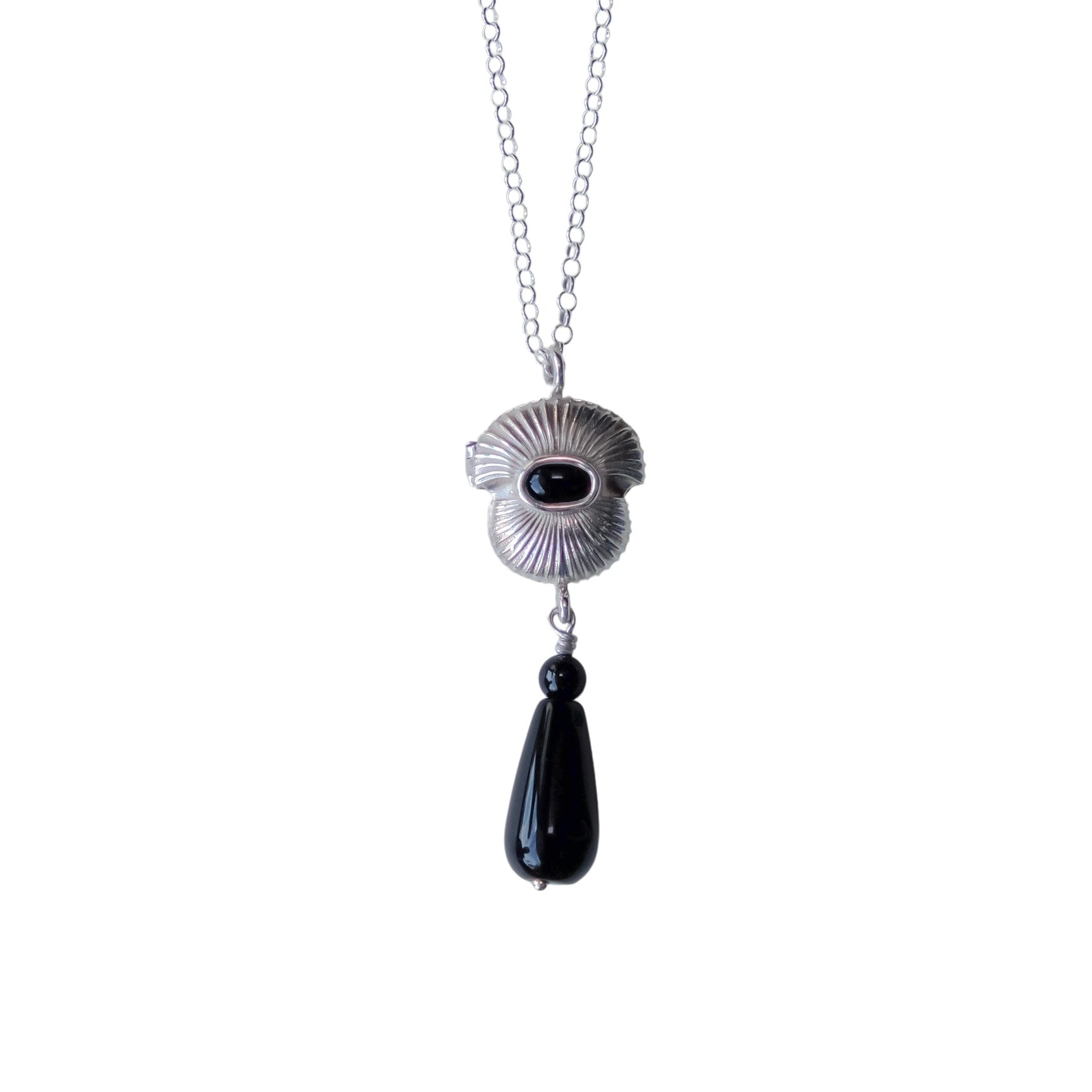 Collar Relicario Oda Ónix - imagen 1