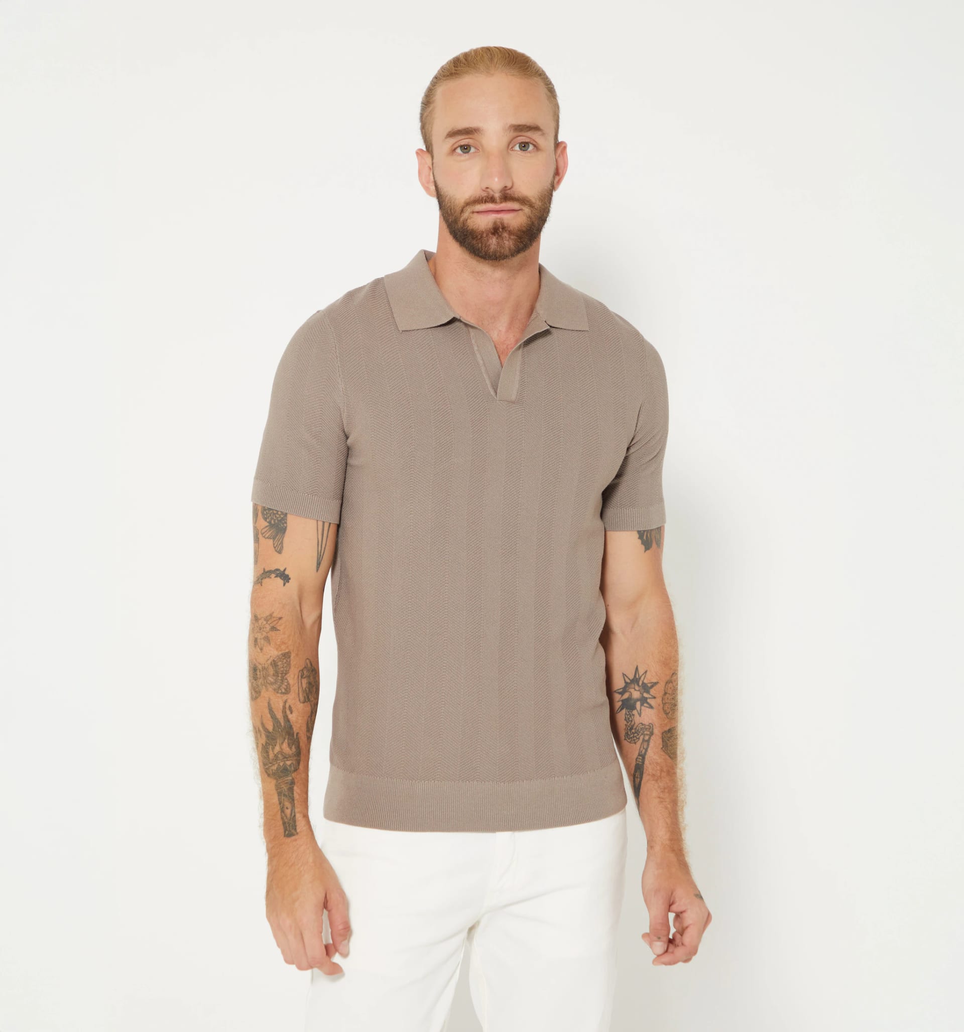 Polo para hombre tejida - imagen 16