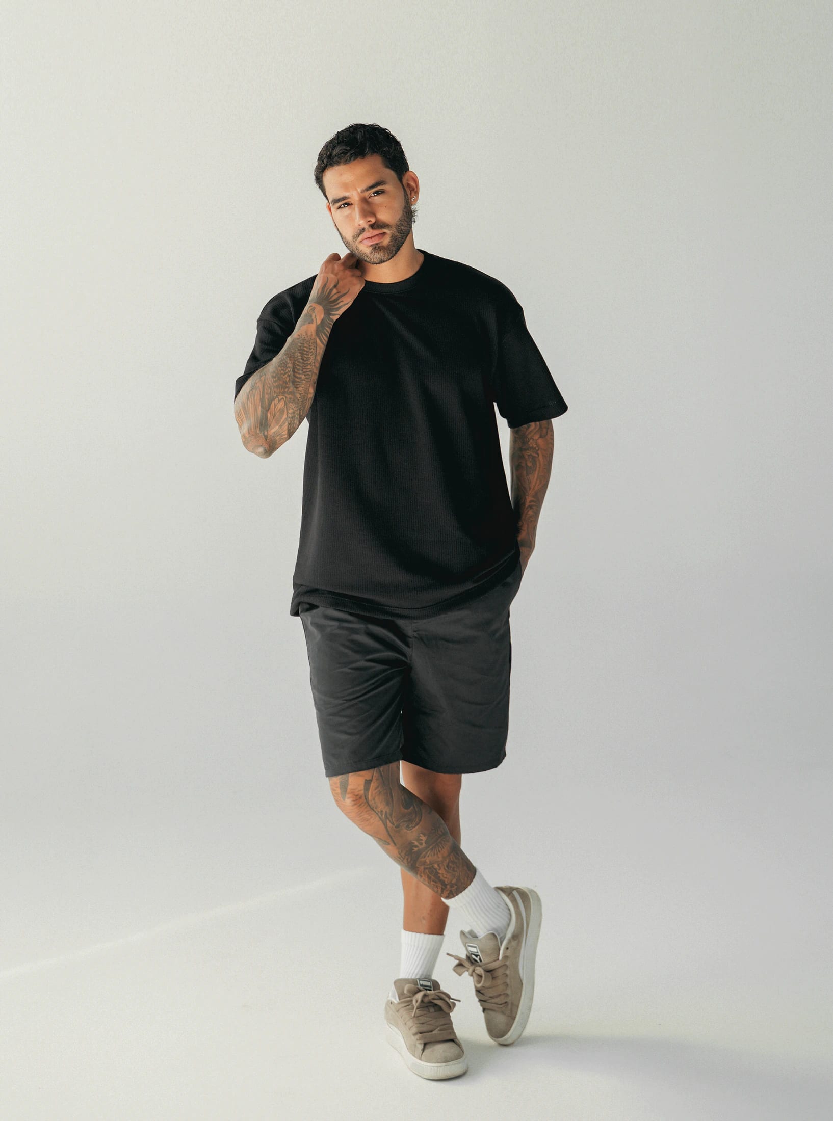 Grid Tee Black - imagen 3