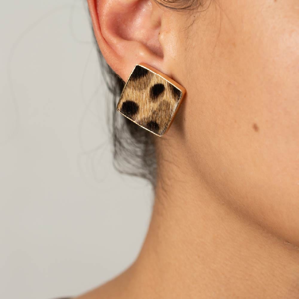 Aretes Topo Reflejo Nocturno - imagen 2